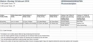 vereningingsdiensten 14-2-2016